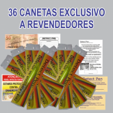 kit c/ 36 Canetas detectoras