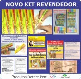 kit c/ 120 Canetas detectoras